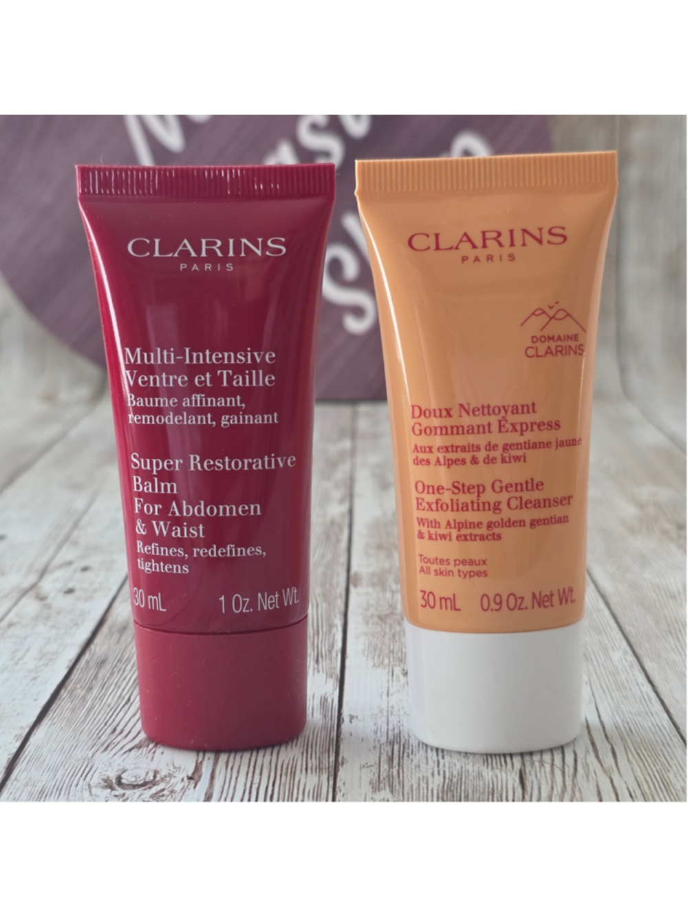 Clarins Skincare Set travel size NWOT